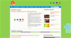 Desktop Screenshot of job-spielwerk.de